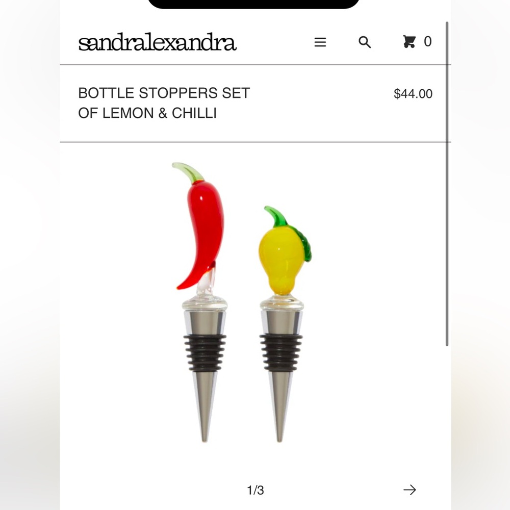 Sandra Alexandra wine/bottle stoppers